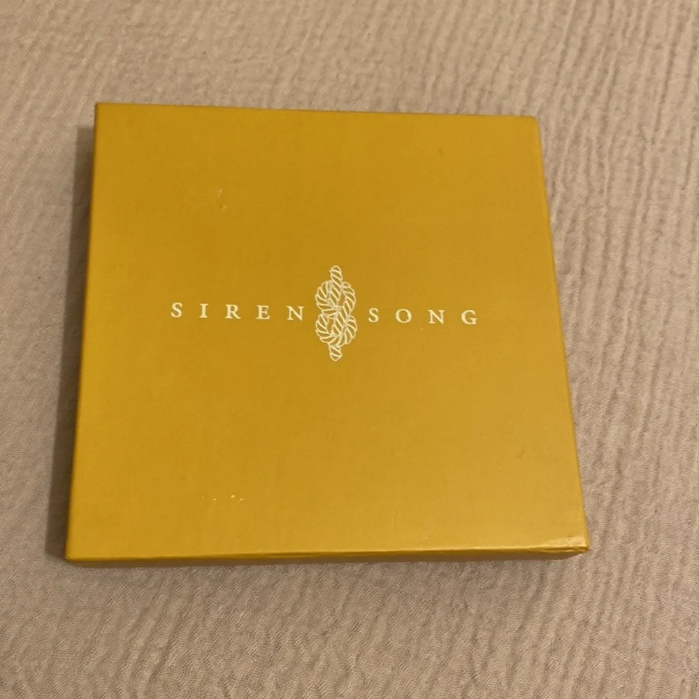 SIREN SONG Brass Gold Ship Design Comb